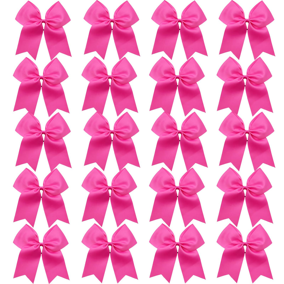 Hipcheer front packaging showing 20 pink cheer bows and team-ready look