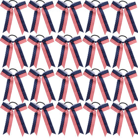 Hipcheer front packaging showing 20 collegiate bows and ready-to-wear convenience