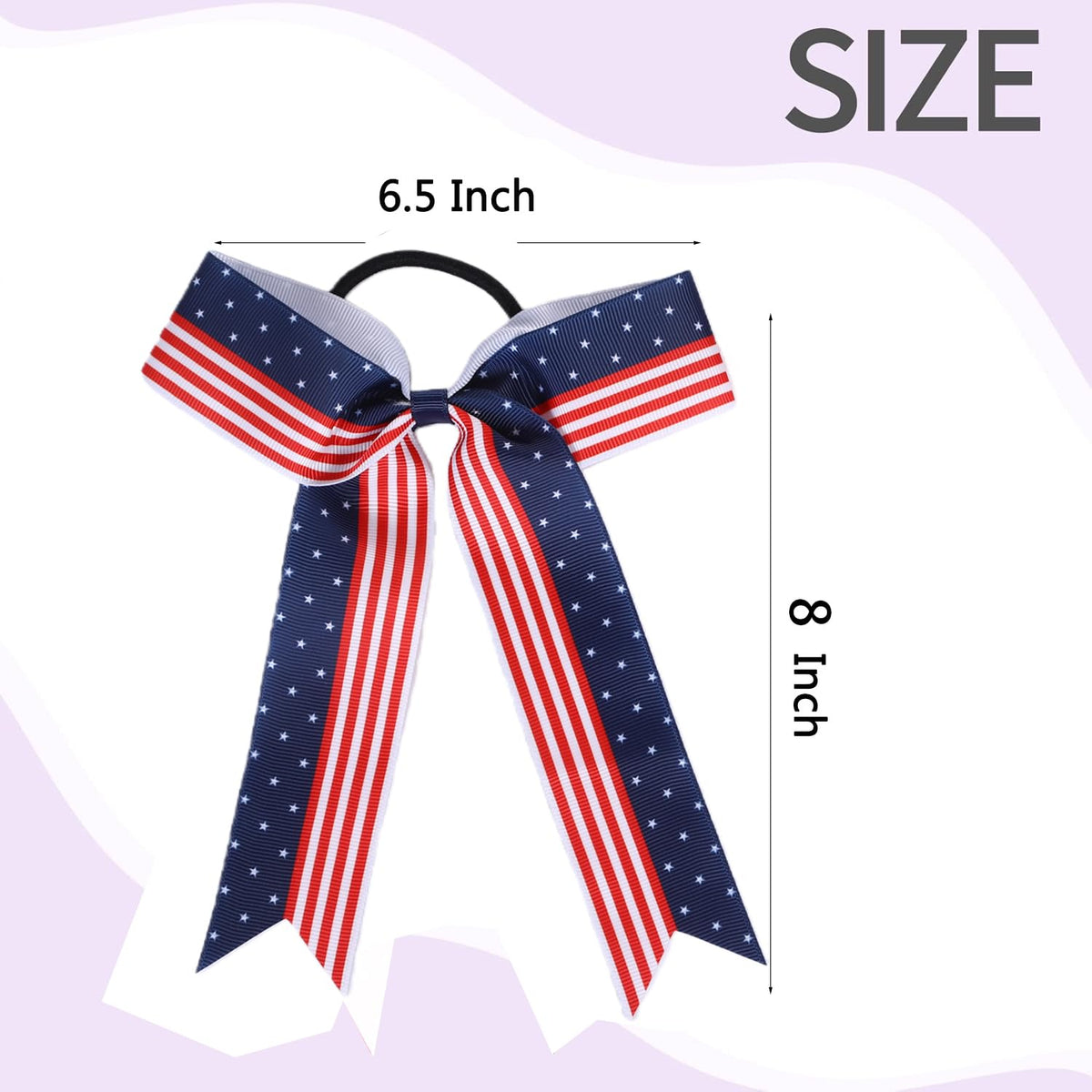 Hipcheer bow worn on ponytail during game showing secure hold and team look