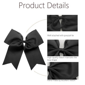 Hipcheer bow held in hand to show 8-inch scale and lightweight, visible design benefit
