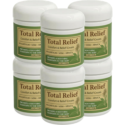 HiRelief jar front view showing label and 4 fl oz size, clear product identity and trust