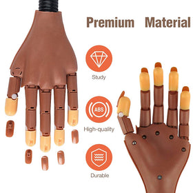 Hirido assortment of 100 replaceable nail tips highlighting variety and reusable practice