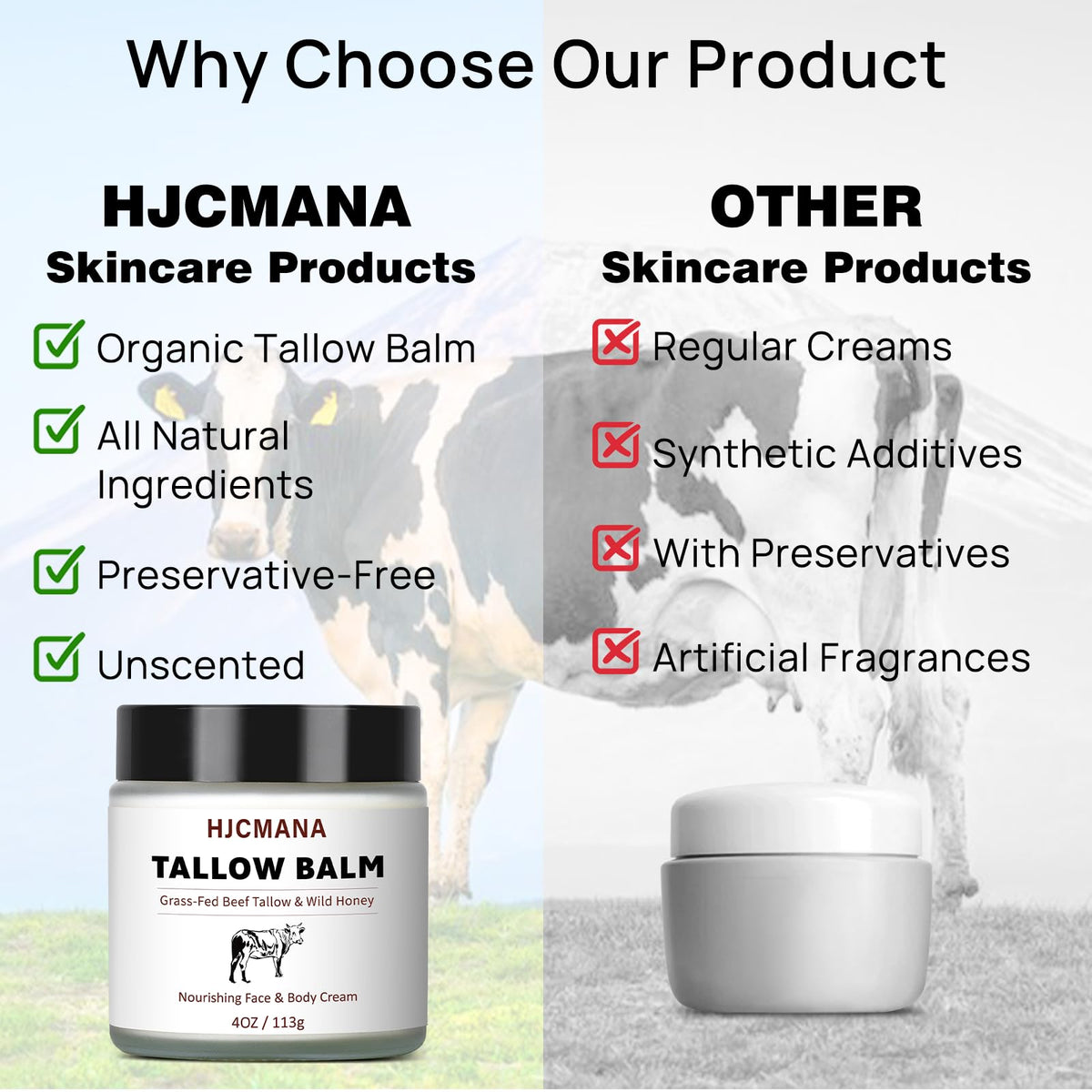 HJCMANA size comparison next to coin showing 4 oz scale and portable convenience benefit