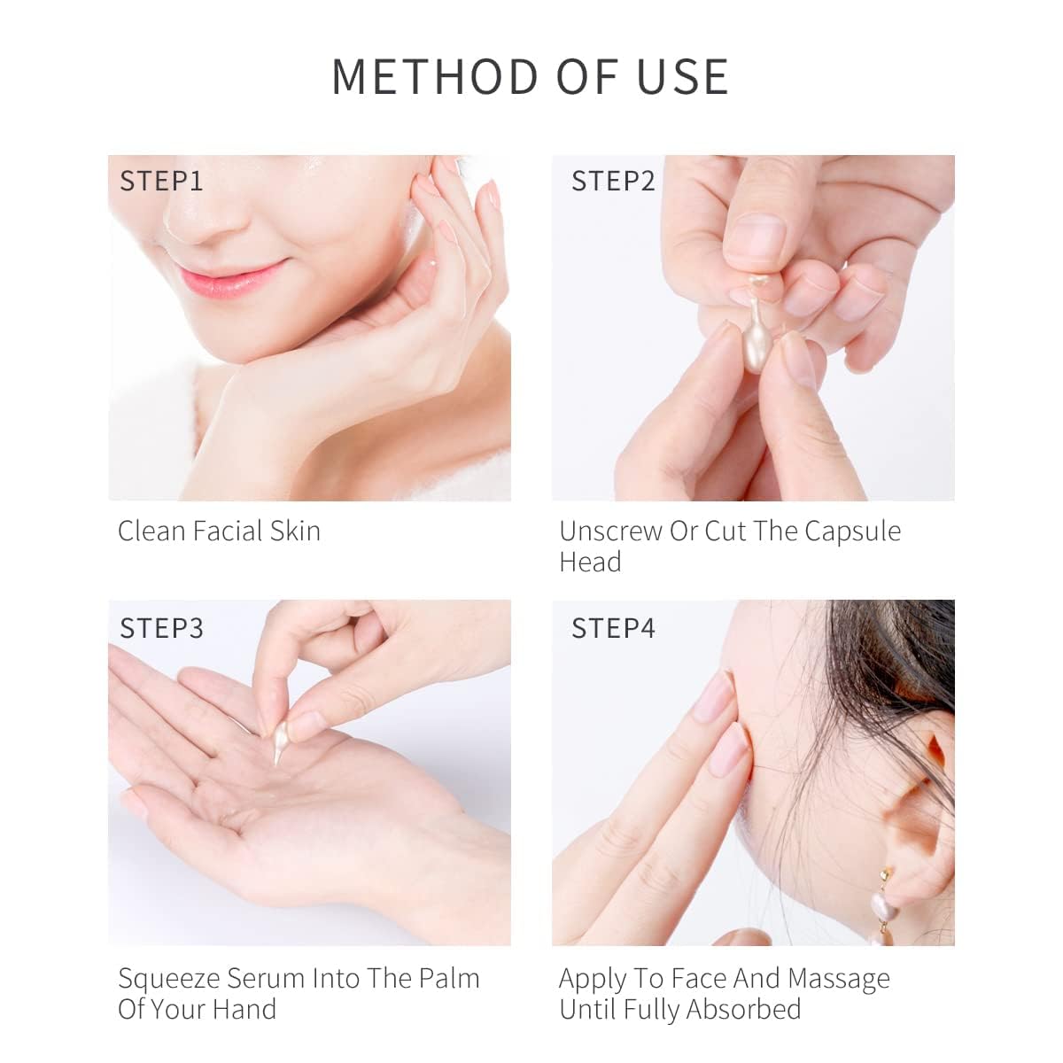 HKH before and after skin texture improvement visual comparison