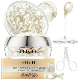 HKH front packaging showing 38 capsules and product benefits