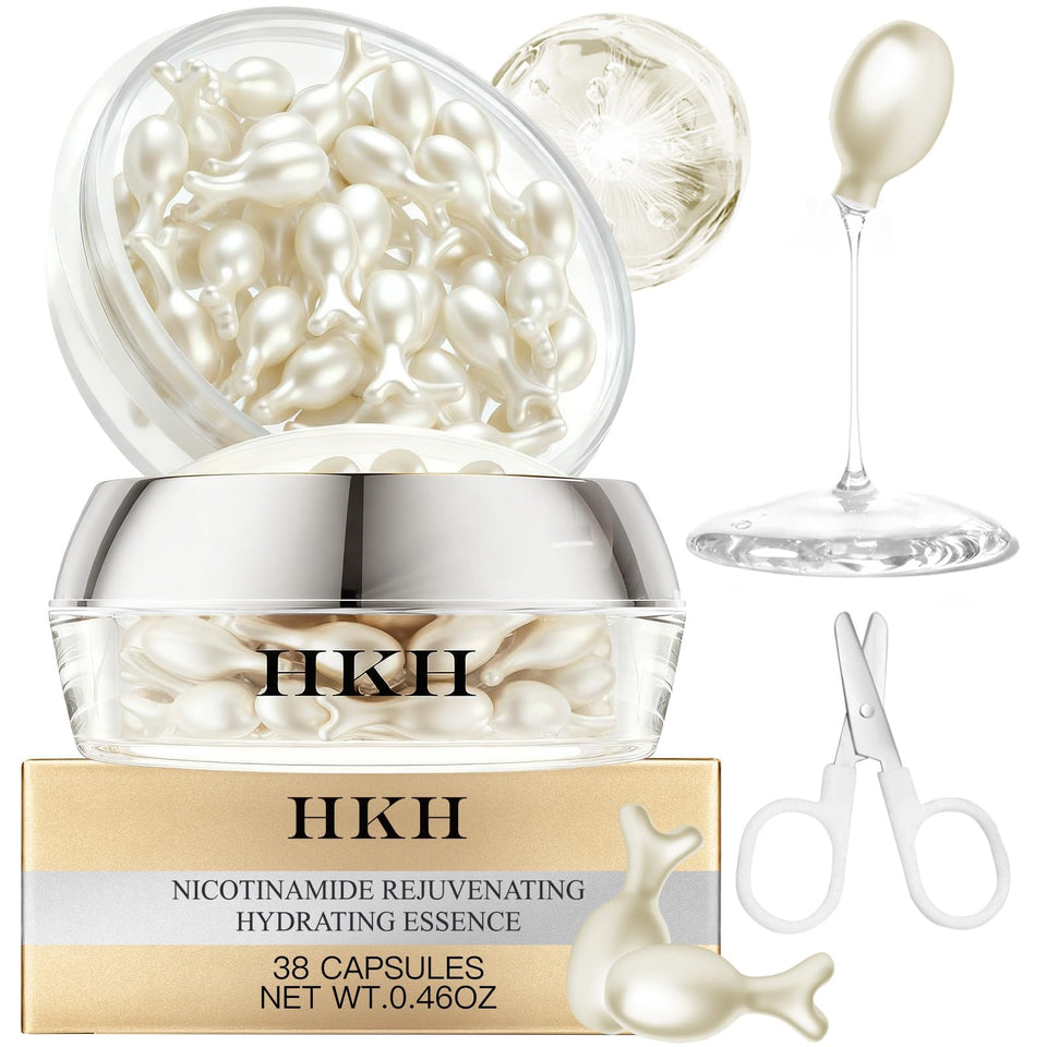 HKH front packaging showing 38 capsules and product benefits