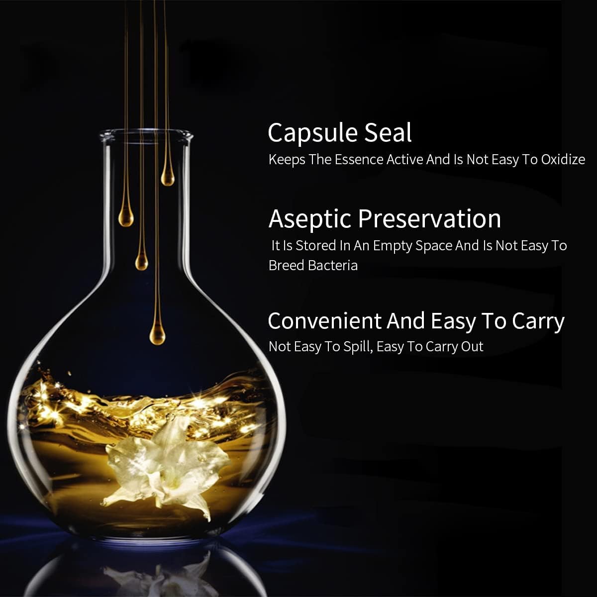 HKH capsule packed inside gym bag for on-the-go brightening