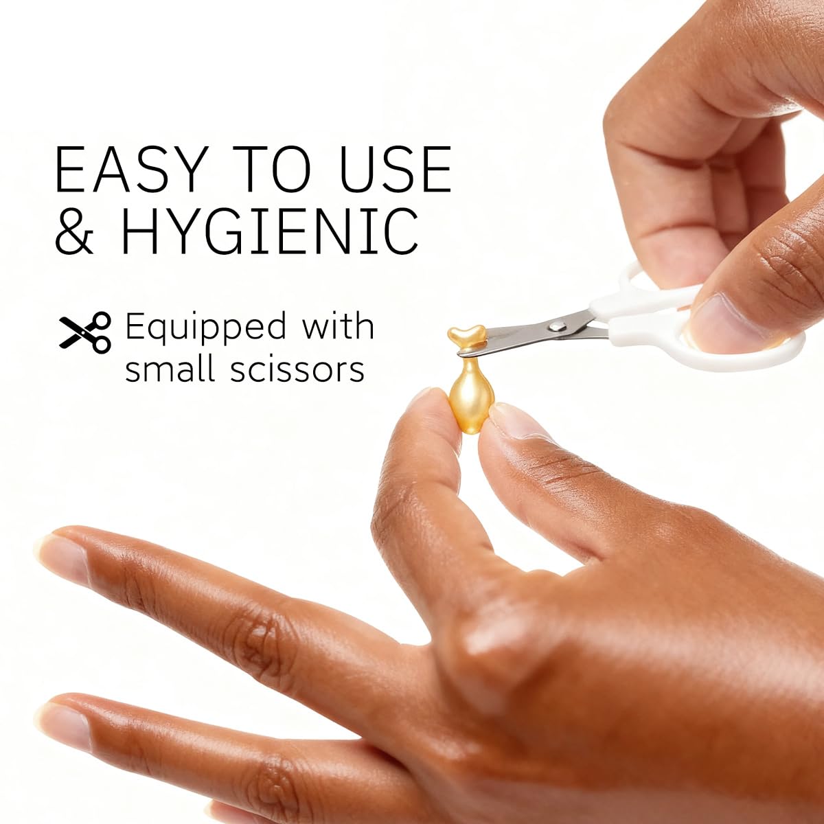 HKH hand holding capsule to show size and portion control
