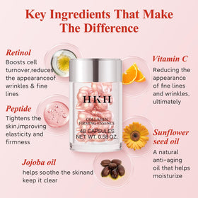 HKH texture shot of squalane and jojoba oil blend for deep skin nourishment