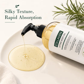 HLion ERA oil pour texture showing silky absorption benefit