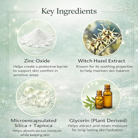 Close-up of witch hazel extract ingredient highlighting Hlonns botanical freshness support