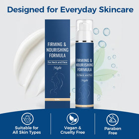 Hlonns jar on nightstand showing overnight routine and refreshed morning skin
