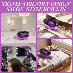 HNMTWQ lifestyle on bathroom vanity showing ready-to-use hair refresh tool