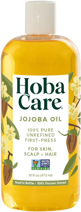HobaCare front bottle view showing clean label and 16 oz size for reliable supply