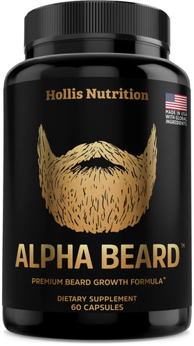 Hollis Nutrition front packaging showing bottle and label, clear product identity