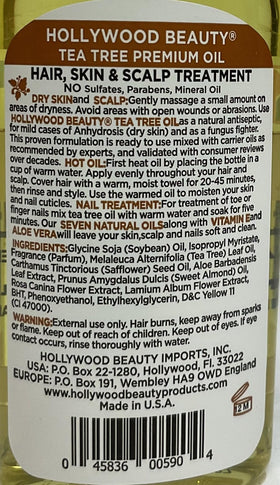 Hollywood Beauty application lifestyle shot massaging oil into scalp demonstrating soothing and hydrating effect