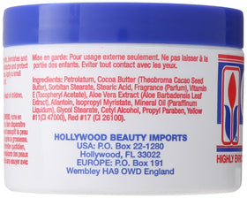 Hollywood Beauty cream on hand being applied to skin, demonstrating smooth absorption benefit