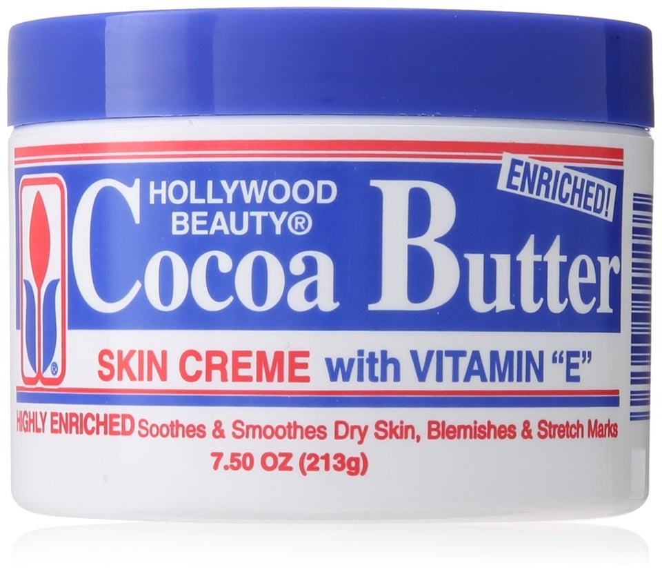 Hollywood Beauty front packaging showing three 7.5 oz tubs and clear product labeling, convenient supply