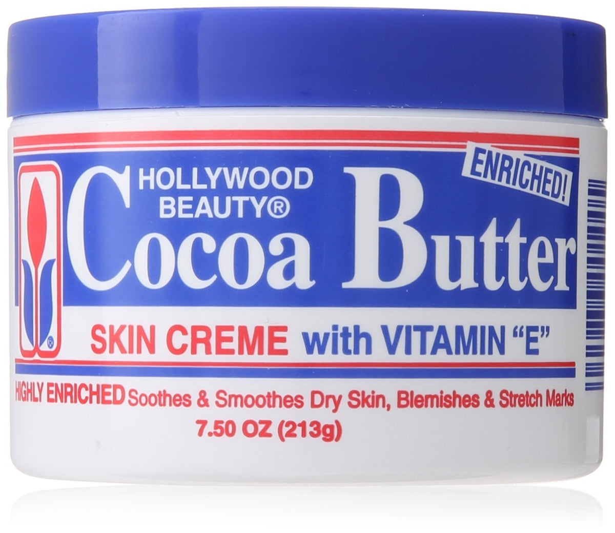 Hollywood Beauty tubs arranged on bathroom shelf in lifestyle setting, promoting daily routine use