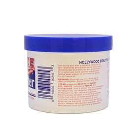 Hollywood Beauty cream texture close-up highlighting rich cocoa butter consistency for deep hydration