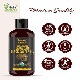 Holy Natural on bathroom shelf suggesting daily routine and natural beauty
