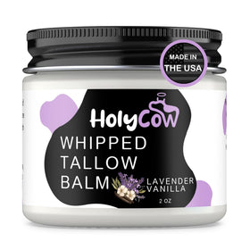HolyCow balm staged on bathroom vanity in natural light for everyday routine