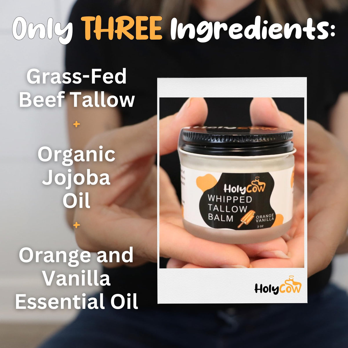 HolyCow whipped texture closeup showing creamy consistency for easy spread