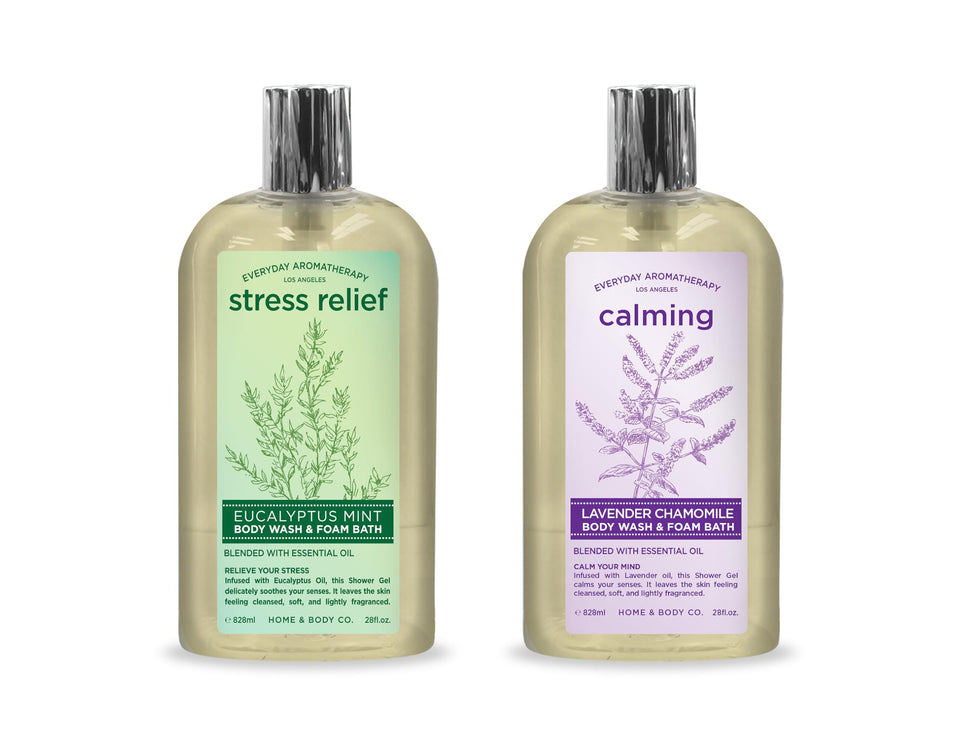 Home & Body Company eucalyptus mint bottle front view showing refreshing scent