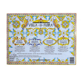 Home & Body Company pump detail on Villa Flora bottle for controlled dispensing and easy use