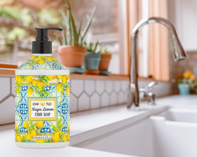 Home & Body Company soap lather texture close-up showing rich moisturizing foam
