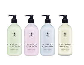 Home & Body Company Lady Bee front packaging showing four scented bottles and bee motif adds style