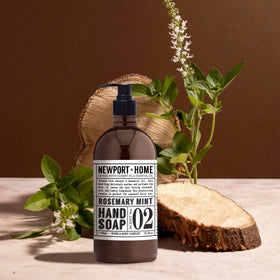 Home & Body Company lather texture on hand illustrating gentle coconut-infused moisturizing benefit