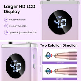 homeasy battery chamber open revealing dual 4000mAh batteries for long runtime benefit