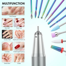 homeasy handpiece next to ruler showing compact scale