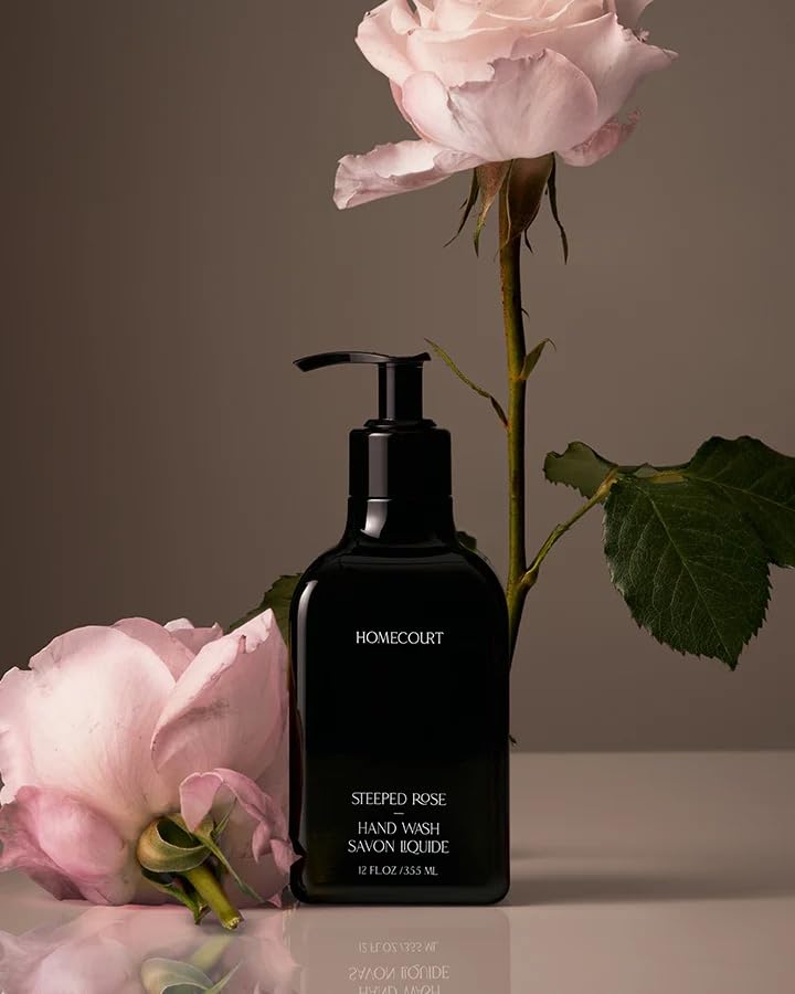 Homecourt front packaging showing bottle and label, promotes gentle cleansing