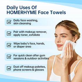 HOMERHYME pop-up pouch dispensing a sheet for quick one-handed access