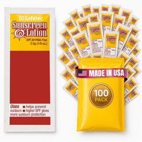 HOMESPHERE front view of packet pack showing branding and SPF30 benefit