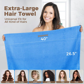 HOMEXCEL close-up waffle weave texture highlighting fast absorption and gentle drying