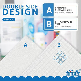 HOMEXCEL box interior dispense showing neat stacking and easy single-sheet removal