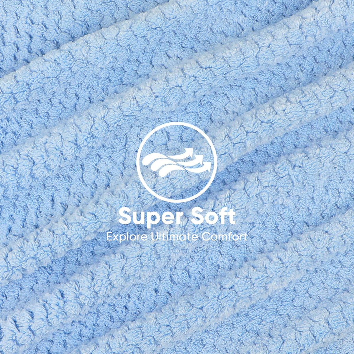 HOMEXCEL close up microfiber texture demonstrating fast absorption