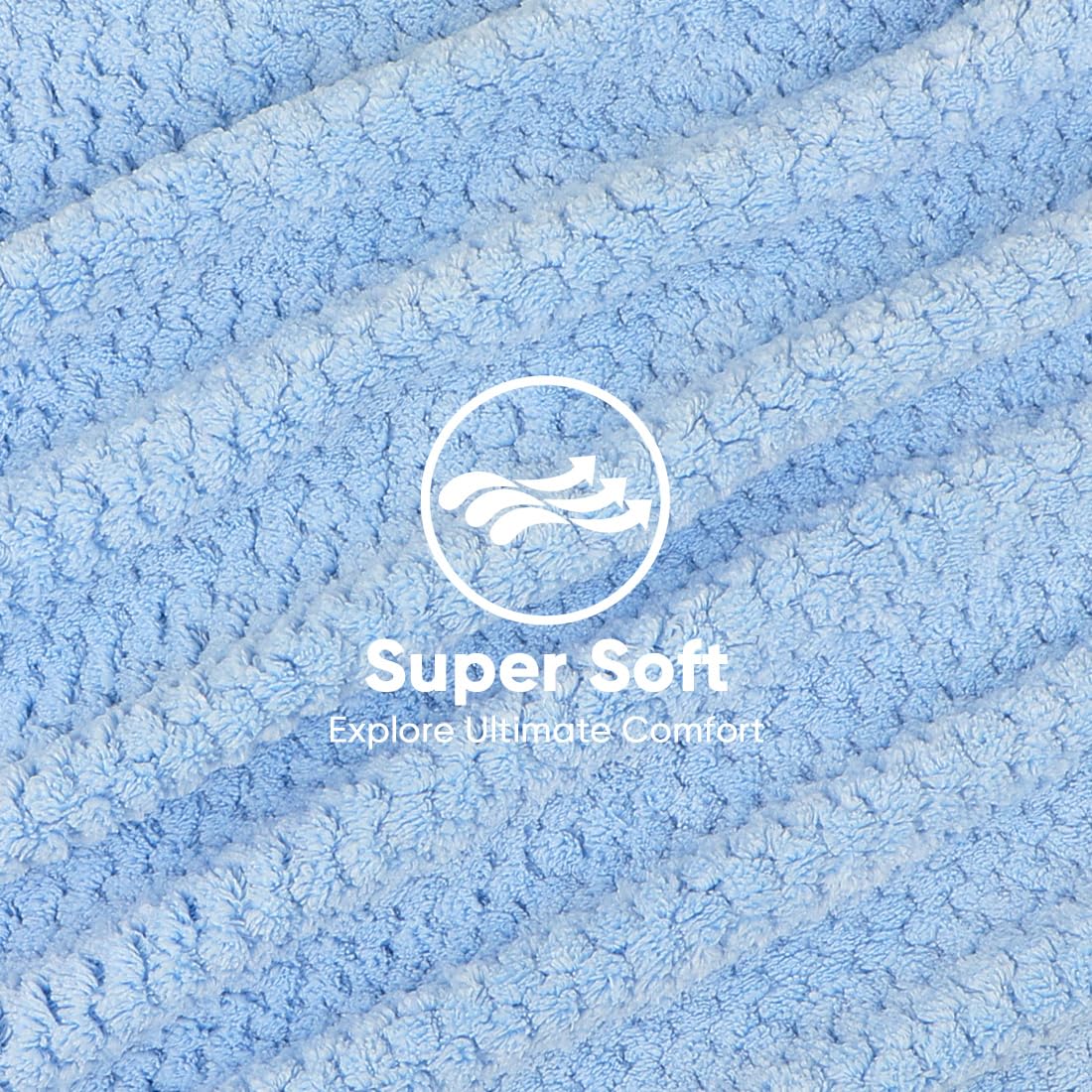HOMEXCEL close-up of microfiber weave highlighting fast absorption benefit
