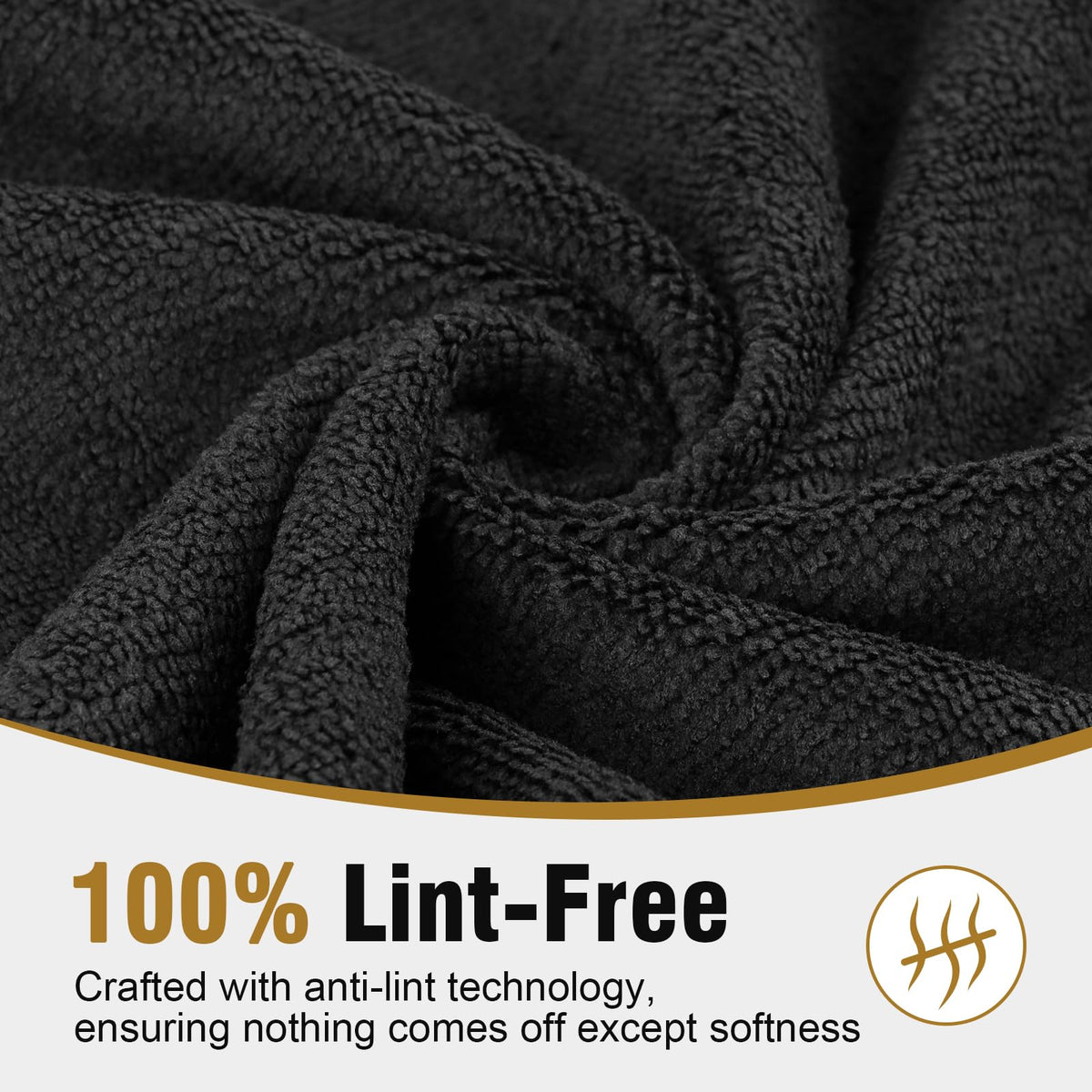 HOMEXCEL towel wrapped on model drying hair quickly and gently