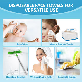 HOMEXCEL towel held wet showing durability and absorbent performance