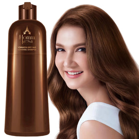 Hommkesa front packaging showing light brown shade and product benefits