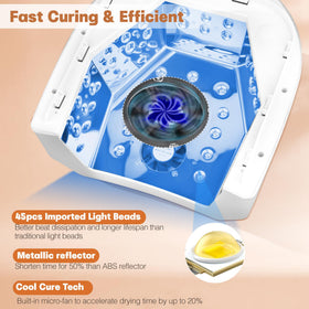 HoMove detachable mirrored base removed for cleaning and versatile pedicure use