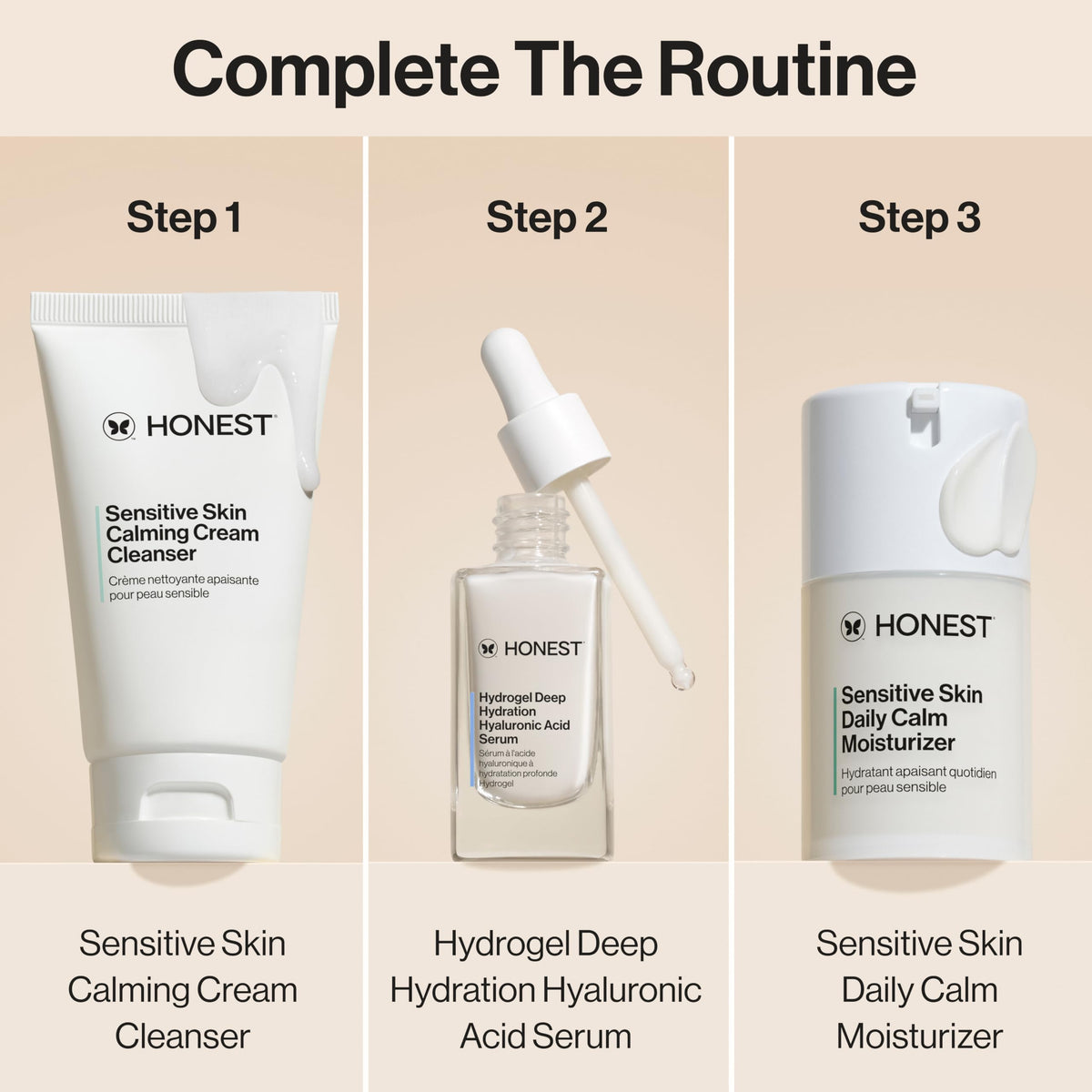 Honest Beauty cleanser staged in bathroom showing daily routine benefit