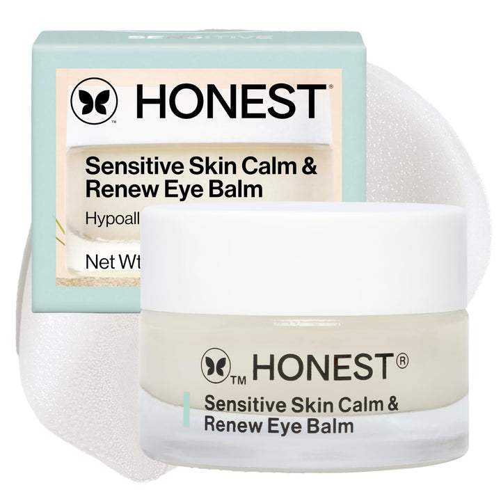 Honest Beauty jar front view showing product and hygienic seal for easy use