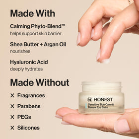 Honest Beauty ingredients shea butter and argan oil showing nourishing benefits