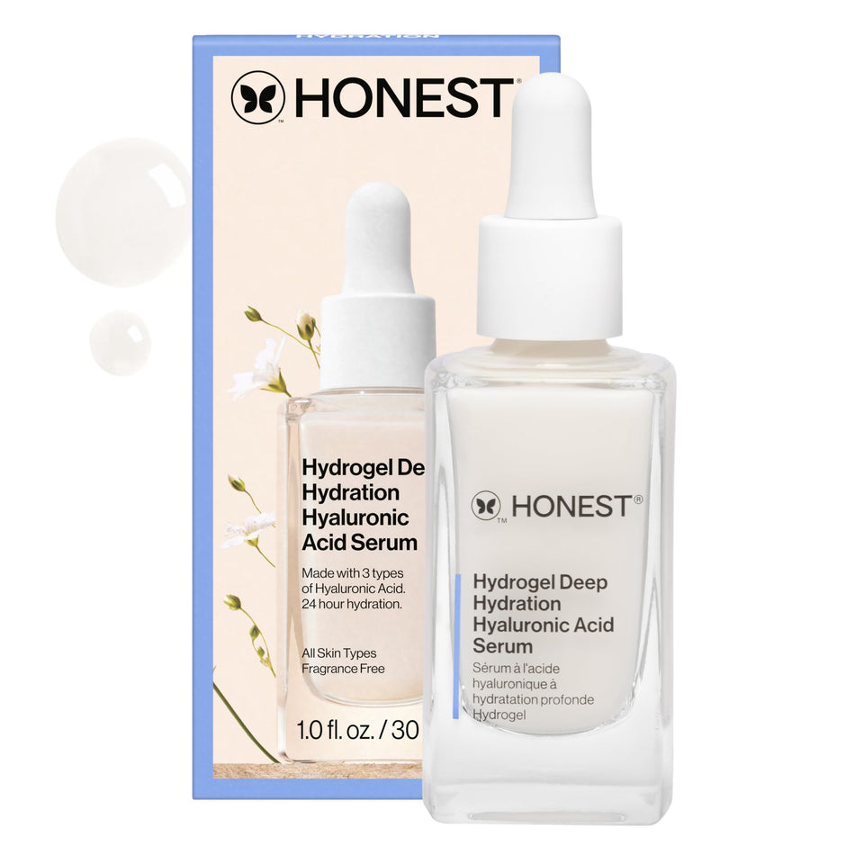 Honest Beauty front packaging showing clean design and hydrating benefits