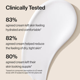 Honest Beauty cream being dispensed to demonstrate easy application